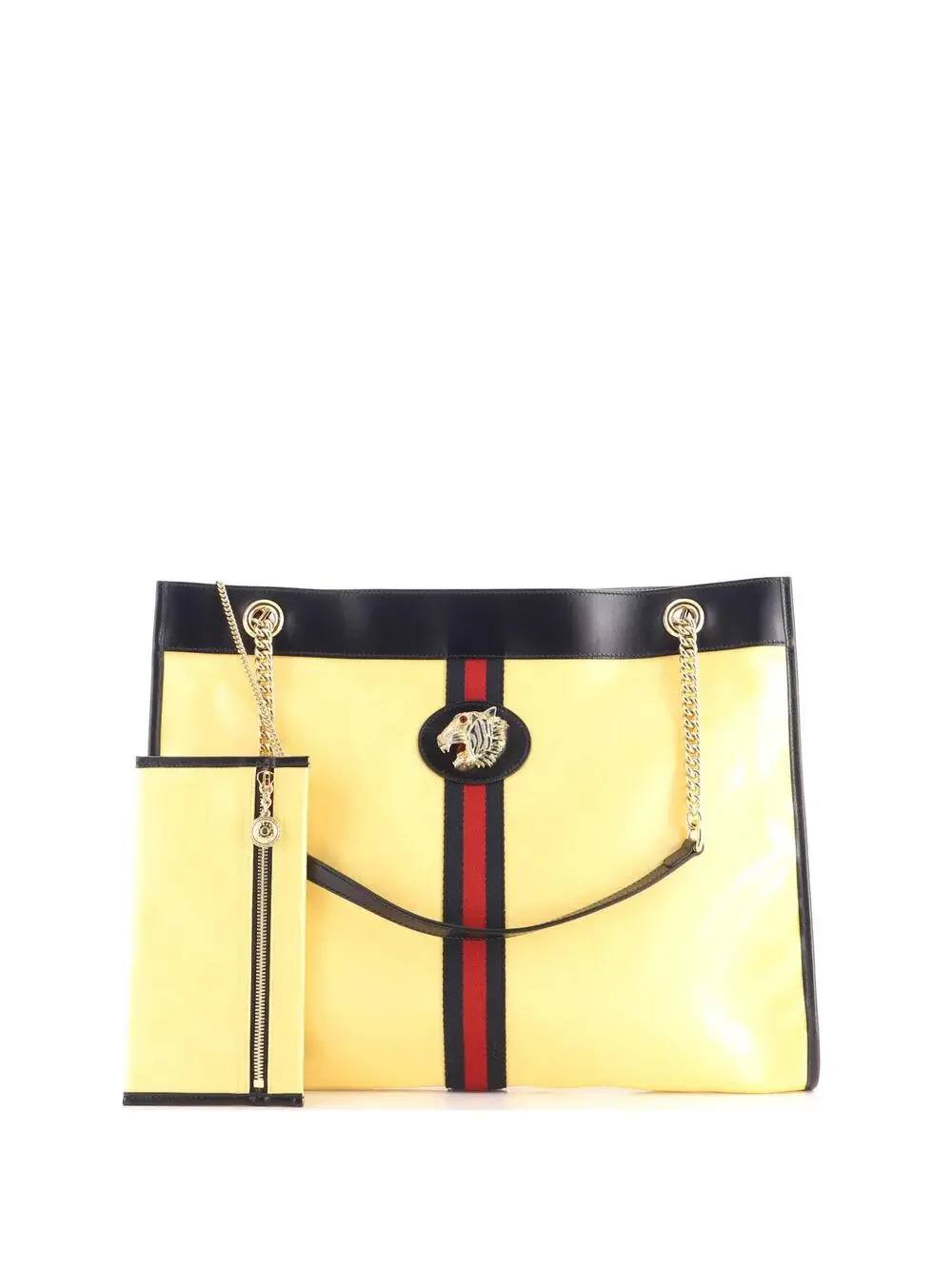 Gucci Rajah Chain Tote Gg Coated Canvas #334673G14B